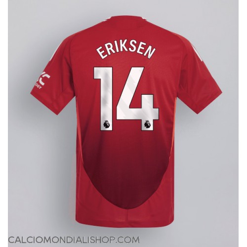 Maglie da calcio Manchester United Christian Eriksen #14 Prima Maglia 2024-25 Manica Corta